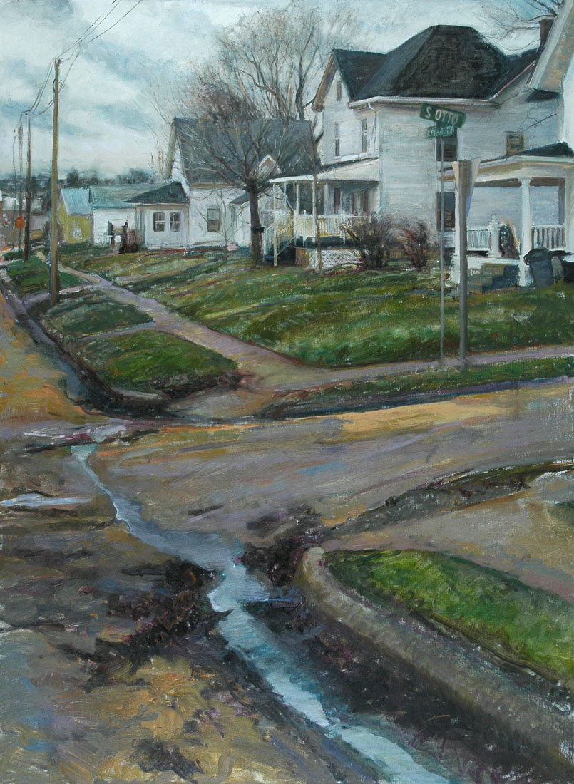 ''As Is,'' oil, 54x40'', price on request